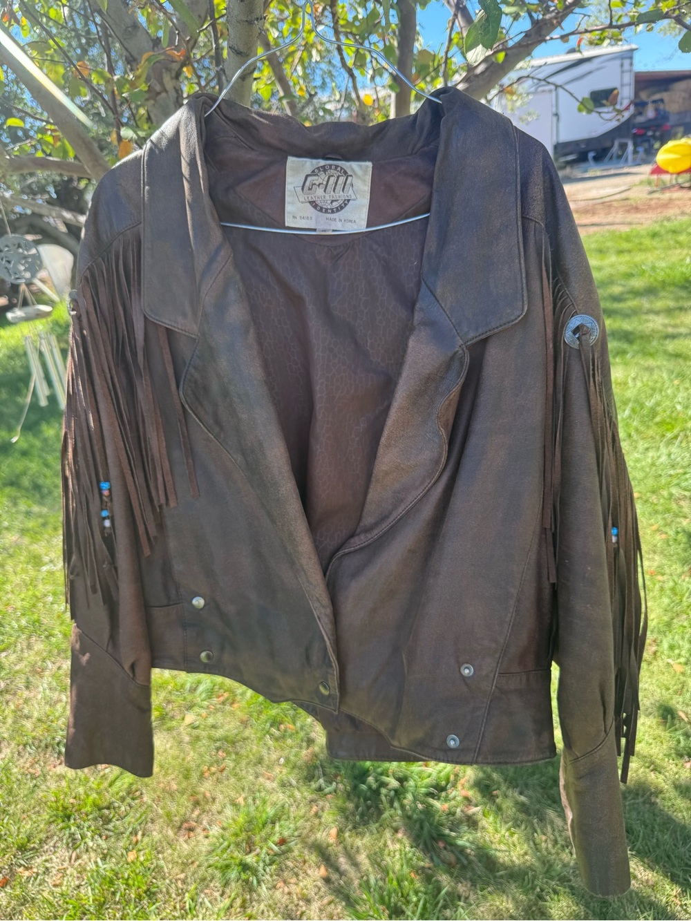 Vintage Leather Jacket - Picture 2 of 3